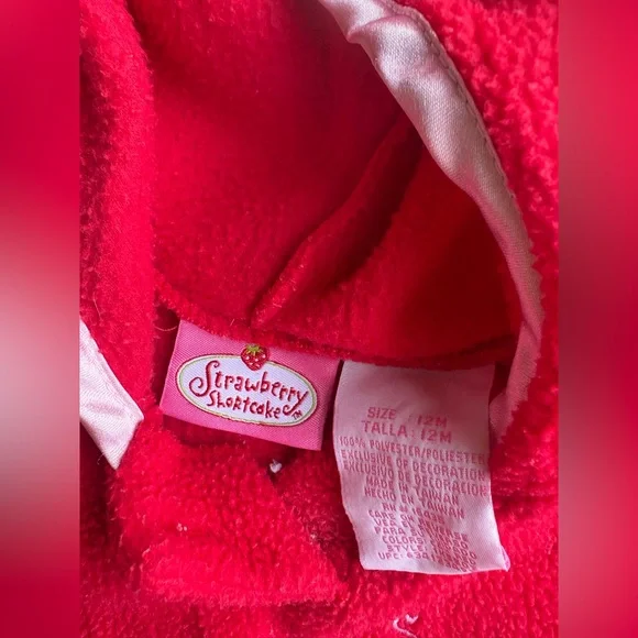 Strawberry Shortcake Zip Up Size 12 Months - Picture 3 of 6